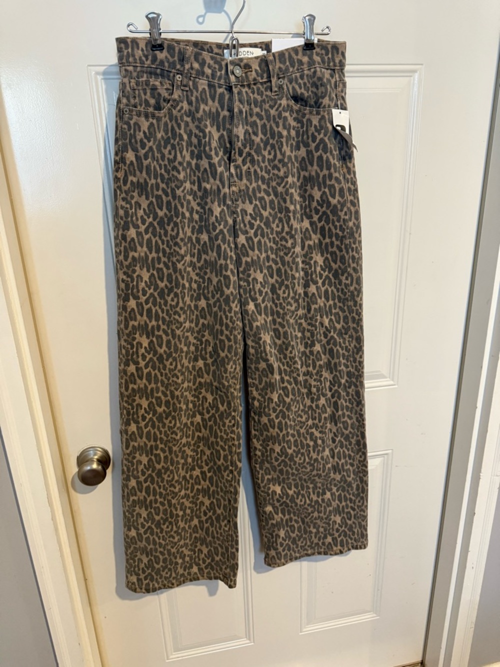 Hidden Logan dad cheetah stretch jean